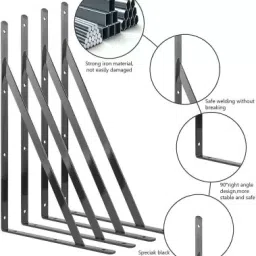 nexgrills 041 16 Inch Triangle Shelving L Shelf Bracket image 2