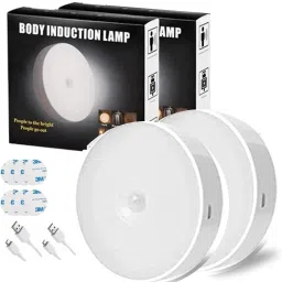 Body Motion Sensor Lamp USB Rechargeable with On/Off Sensor Switch Night Lamp-25