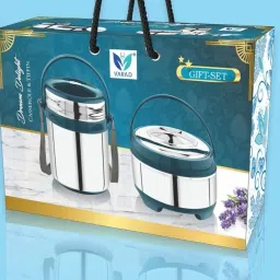 Insulated Food Server Casserole & Tiffin Pack of 2 Serve Casserole Set-image-17