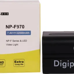 Amabu NP-F970 Camera led light rechargeable battery (32000mAh) for son-y camerasCamera Battery Charger-15