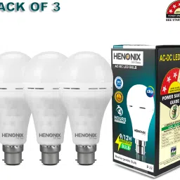 12W LED Bulb Pack of 3 – Bright & Energy Saving 4 hrs Bulb Emergency Light-picture-7