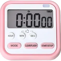 Digital Pink Clock-10