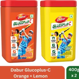 GlucoPlus-C Instant Energy Glucose (Lemon + Orange Powder) Energy Drink-image-12