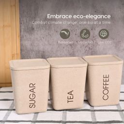 Plastic Tea Coffee & Sugar Container - 800 ml-image-90
