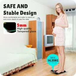 ZEREVITHA Digital Weighing Scale with High Accuracy Sensor & Large Display – Home Use Weighing Scale image 5