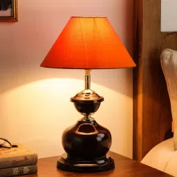 Orange Cotton Table Lamp-26