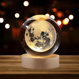 3D Moon Crystal Globe Lamp Creative Engraved Crystal Ball Night Lamp-image-24