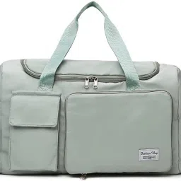 27 L Gym Duffel Bag - Nylon 27 L Gym Duffle Bag For Men & Women(Green, 50 x 20 x 28 cm) - Green-image-44