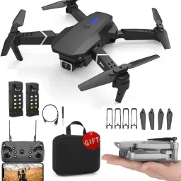 DRONE E88 Pro Foldable 4K with Live Video, Headless Mode, 3D Flips & Easy Landing 5.2 GHz AM3+ 2 Core Processor Designed for Workstation-30