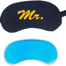 Soft & Smooth Blindfold & Sleeping Eye Mask with Cooling Pad for men-image-34