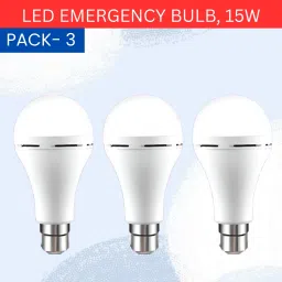15W Rechargeable Inverter LED Bulb with Upto 4H.Power Cut Lighting Pack of_3T291 4 hrs Bulb Emergency Light-picture-13