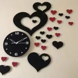 Analog 65 cm X 35 cm Wall Clock-14