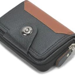 Men & Women Casual Black Artificial Leather RFID Card Holder-image-53