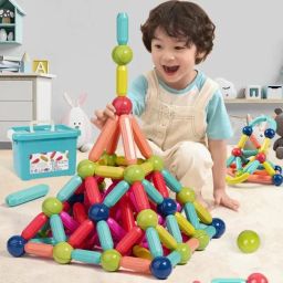 Magnetic Building Blocks Kids Learning & Development | KidsClap-image-38