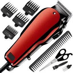 WAIKIL Corded Waterproof Professional Beard Mustache Trimmer High Power Hair Clipper AG Fully Waterproof Grooming Kit 0 minRuntime 4 Length Settings-image-57