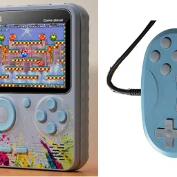 HG WORLD Retro G5 Game Box 2 Player Classic Video Games Portable Handheld Pocket 128 MB GB with Games Contra, Tank, Bomber Man Etc., Connect TV, HD Large Screen-10