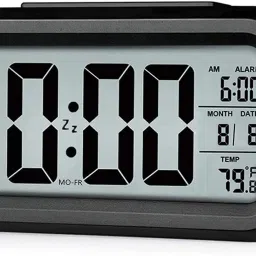 Digital Black Clock-10