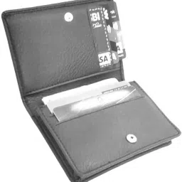 Men & Women Trendy Black Genuine Leather Wallet-image-57
