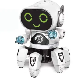 Octopus Shape Electric Robot Colorful Music Flashing Lights Dance Toy-19