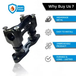 moto genius Conversion Set For Pulsar NS160 (BS4,BS6), NS125 2021-22 Model Handlebar Riser Kit image 2