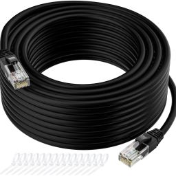 ULTRABYTES LAN Cable 5 m ABC CAT6 Patch Cable, PVC And Steel, RJ45 Computer LAN Network Internet Cord-image-42