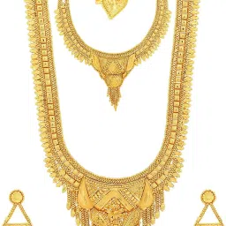 Brass Gold-plated Gold Jewel Set-image-3