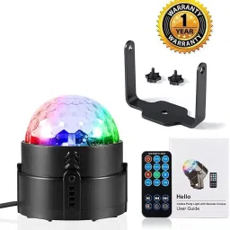 Disco Lights LED Music Controlled DJ Party Light Single Disco Ball-picture-18