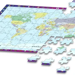 bookford World Map Jigsaw Puzzle Jigsaw Puzzle Game & Fun and Learning image 3