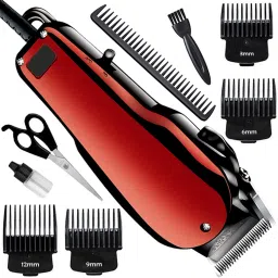 WAIKIL Corded Waterproof Beard Mustache Trimmer 9W Hair Clipper Electric Razor 0088 Fully Waterproof Grooming Kit 0 minRuntime 4 Length Settings-image-34