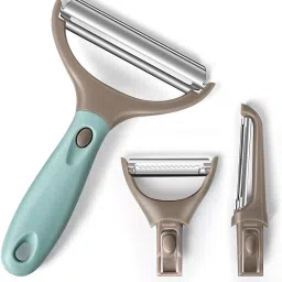 FORTUNE 1SET Multipurpose Vegetable Fruit Carrot Potato Shredder Kitchen Peeler Straight, Y Shaped Peeler Set-22