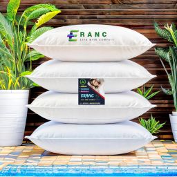 LUXURY Polyester Fibre Abstract Sleeping Pillow Pack of 4-image-45