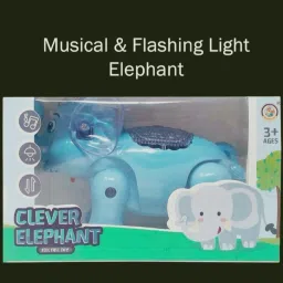 Appu clever musical & light Elephant toy-8