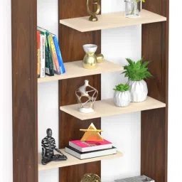 bluewud Maxelle Engineered Wood Open Book Shelf image 2