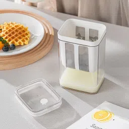 sitsra Yogurt & Curd Maker - 1100ml Fine Mesh Strainer with Lid Strainer image 4
