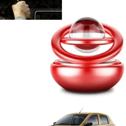 Multicolour Crystal Solar Power Air Freshner For Car Interior Fragrance-14 Portable Car Air Purifier-image-1