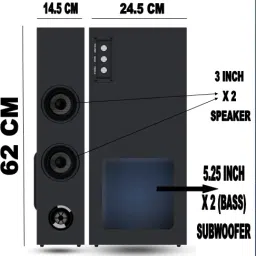 Mintronics hi-fi 90 W Bluetooth Tower Speaker image 4