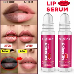 Lip Serum with Roll-on for Visibly Plump, Soft, Supple and Glossy Lips Strawberry-image-63