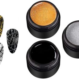 3 Colors Spider Gel Nail Art Design-25