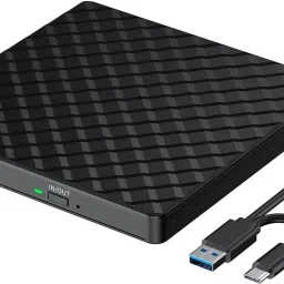 DooBuy USB 3.0 & Type C External DVD Writer Portable DVD Optical Drive Player External DVD Writer-0