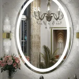 NEW LED MIROR WITH THREE COLOR LIGHTS AND TOUCH SENSOR S1 Bathroom Mirror-image-97
