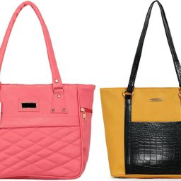 reprox Women Pink, Yellow Messenger Bag-picture-5