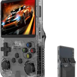 HG WORLD R36S Retro Portable Handheld Pocket Console,3.5" Screen NA GB with Super Contra & 15K+ Classic Video Games-image-35