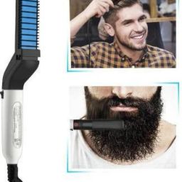 Quick Hair Styler for Men Electric Beard Straightener Hair Styler Comb For Modeling 28004 Hair Straightener (Multicolor) 1254 Hair Straightener (Multicolor) Hair Curler (White, Black) Hair Curler-image-33