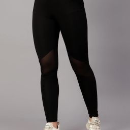 Solid Women Black Tights-image-24