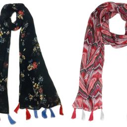 Printed Chiffon Women Multicolor Scarf, Stole, Fancy Scarf-image-73