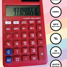 2POWER New Large 12-digit Liquid Crystal Display Attractive look Large& HD+ Top Performing School -Office -Shop -Business Use Basic Calculator-image-37