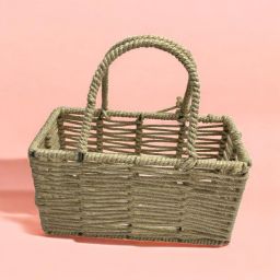 Jute basket, Gift basket, Hamper decoration Jute Fruit & Vegetable Basket-image-54