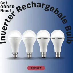 Rechargeable Emergency Bulb 12W Inverter Rechargebale Emergency Bulb_Pack_4 A12 3 hrs Bulb Emergency Light-image-78