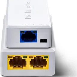 TAAPSEE POE Extender 2 Port PoE-Powered PoE-sourcing ethernet Switch Repeater 100m Lan Adapter-25