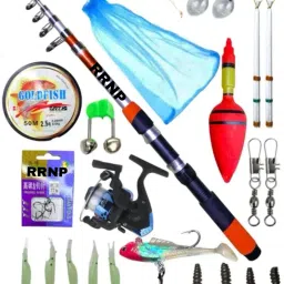 TELESCOPICI FISING ROD 10 KG LOAD CAPACITR ( 210 CM 7 FET ) ALL COMBO SET Radha Rani 12 Multicolor Fishing Rod-picture-10